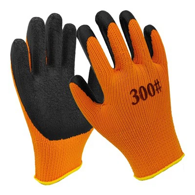 Crne naborane rukavice obložene lateksom